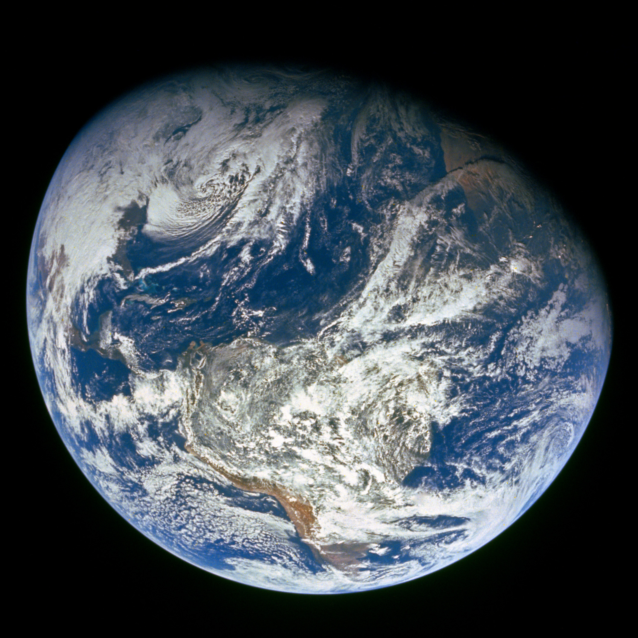 Apollo 8 image of Earth