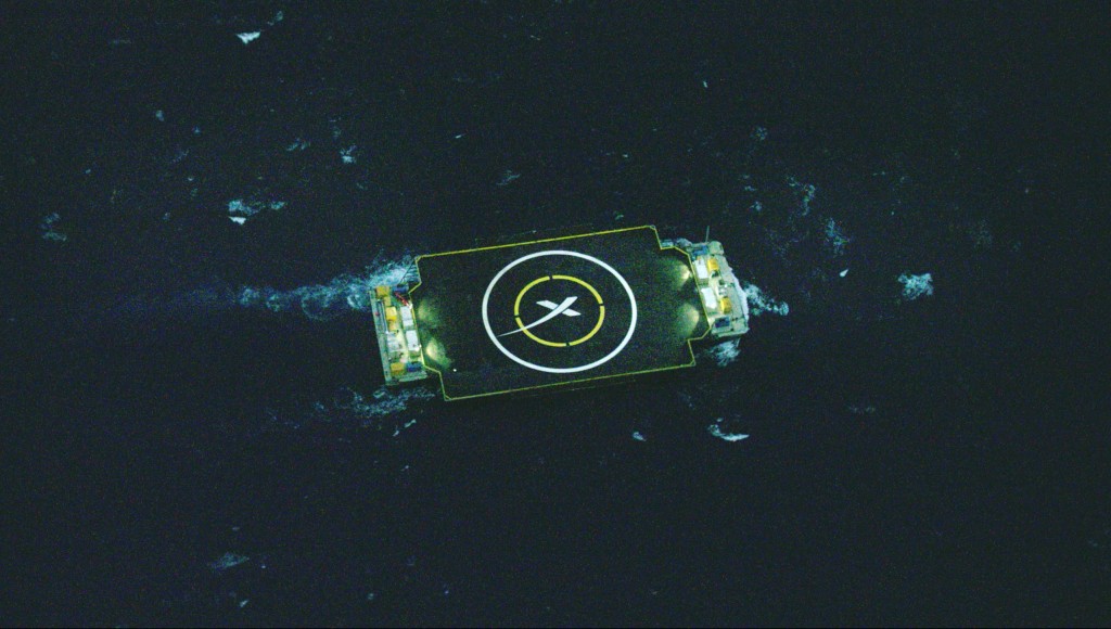 SpaceX landing barge