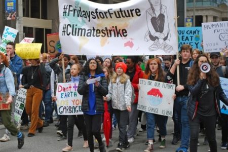 Toronto youth march for climate action