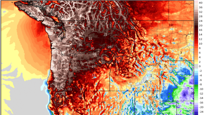 Heat dome Pacific Northwest