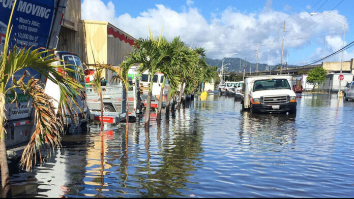high-tide flooding Honolulu