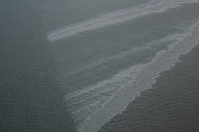 Oil slicks covering our oceans
