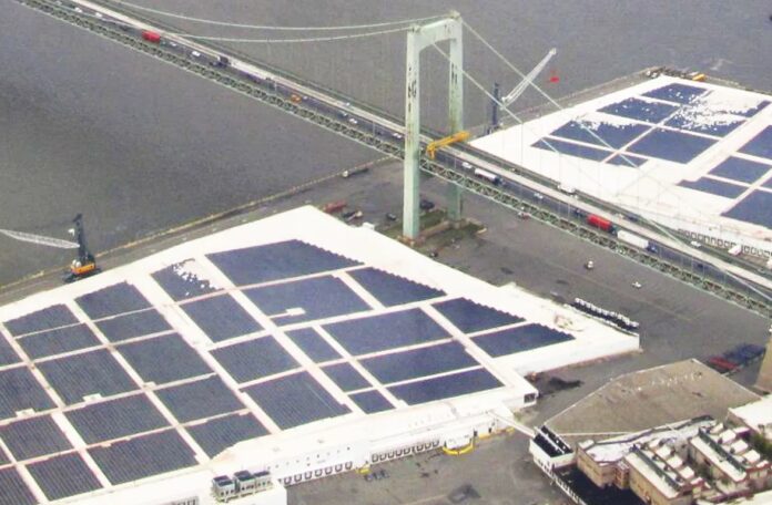 Rooftop solar panels Hurricane Sandy